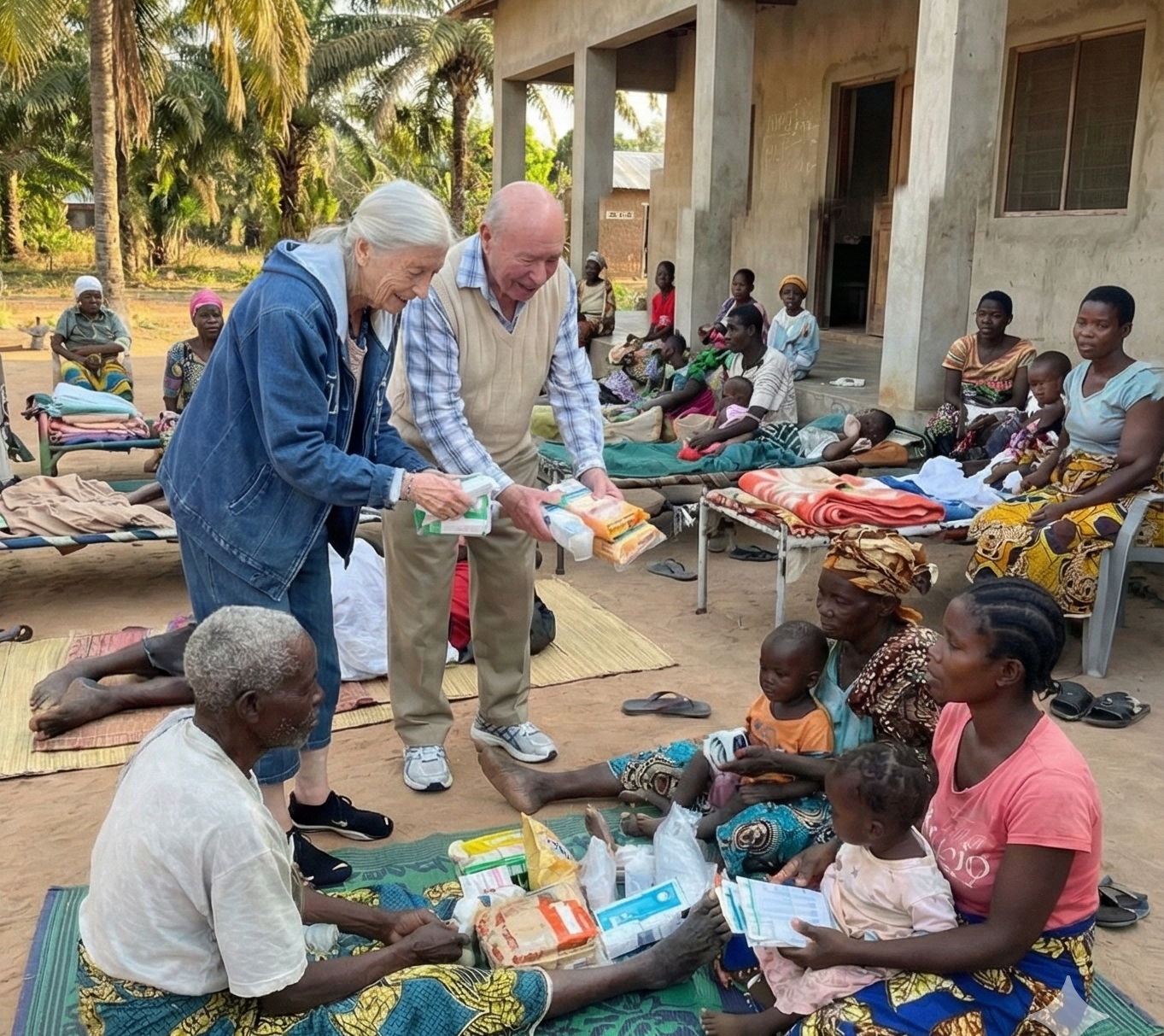 Michel et son épouse